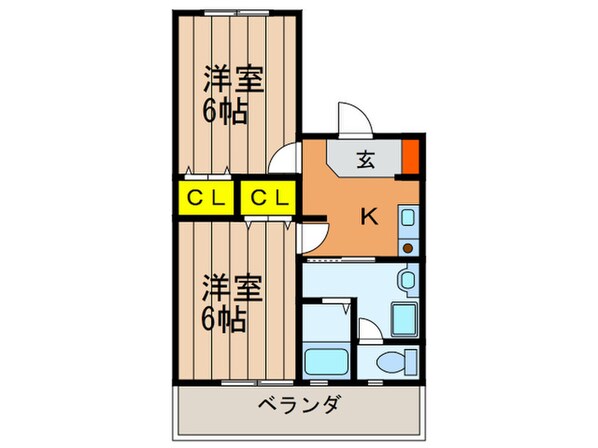 マルエス５番館の物件間取画像